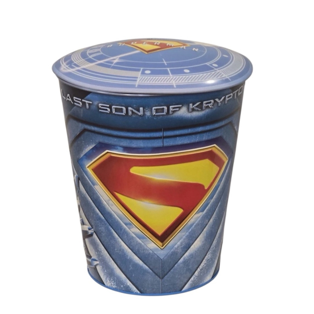 New Superman
Movie Tin
Popcorn Bucket movie memorabilia